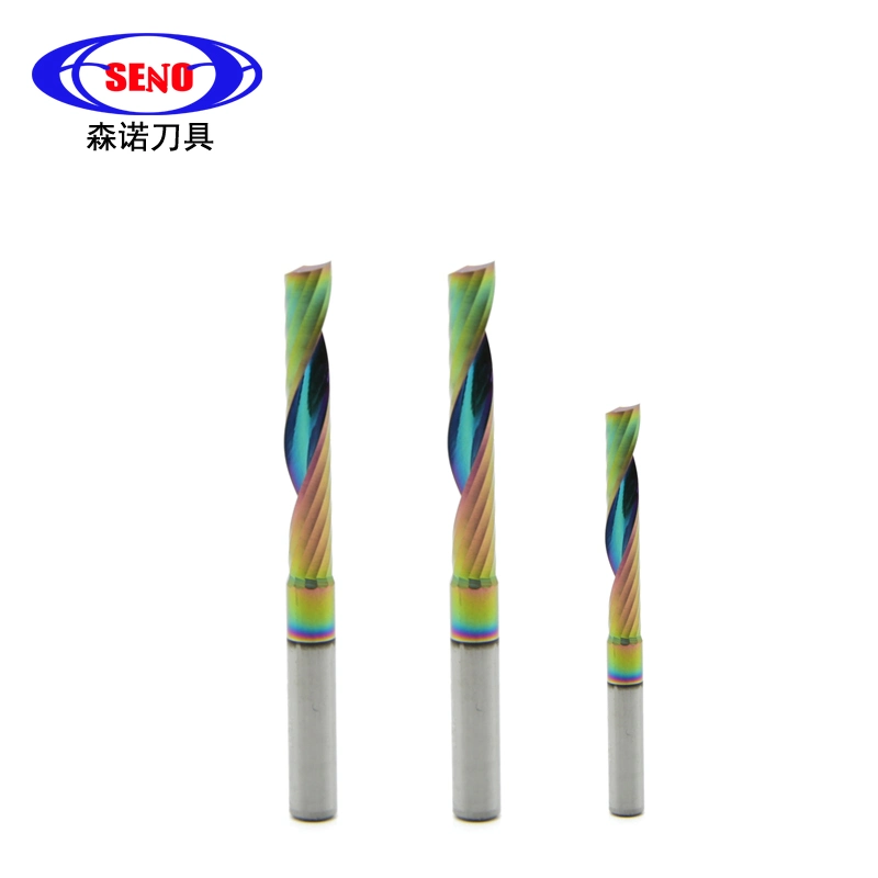 Carbide - Solid Carbide Single Flute Dlc Coating for Aluminium Door and Coating End Mill/End Mill Carbide