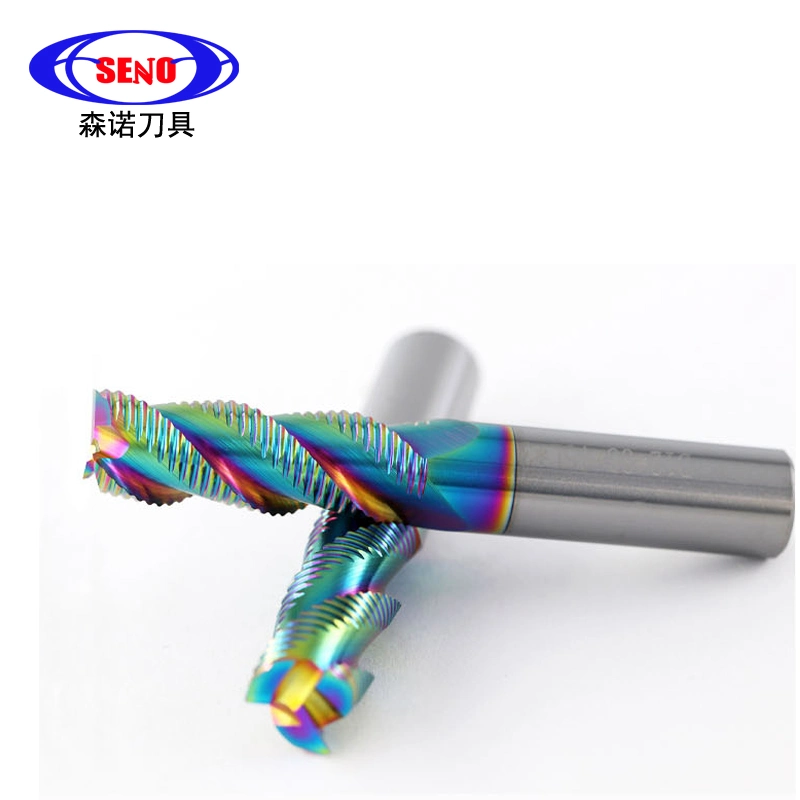 3-Flute Square End Mill for Aluminum Applications Dlc Coating CNC Milling Cutter for Roughing and Finishing