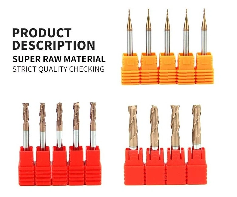 HRC55 Solid Carbide Rough Milling Cutters Roughing End Mill