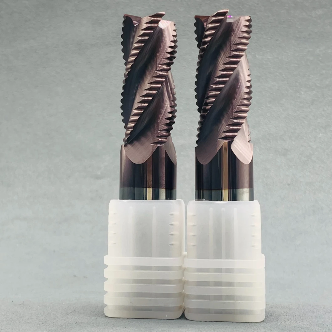 Gw-Carbide High Hardness Solid Carbide Cutter HRC65 Roughing End Mill for Steel and Woodworking