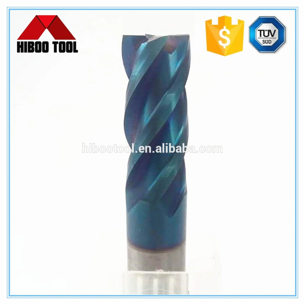 Blue Nano Coated High Speed Carbide Square End Mills
